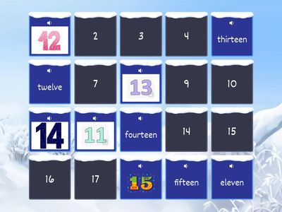 numbers - with sound