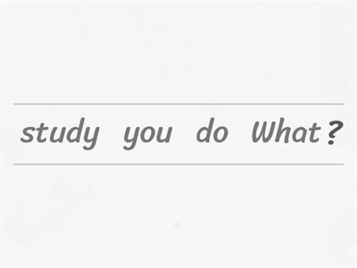 Wh- questions Present simple