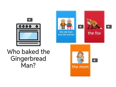 The Gingerbread Man  (by Eric Kimel) Comprehension