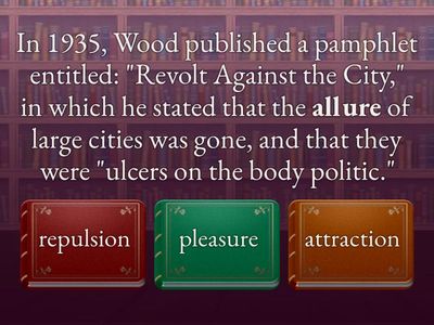 TOEFL reading Gain Meaning