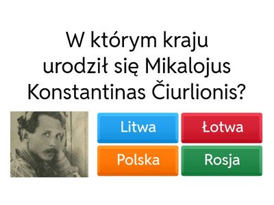 Sprawdź swoją wiedzę o Čiurlionisie - jego życiu, muzyce, malarstwie w QUIZie "ŚWIAT M.K ČIURLIONISA: ŻYCIE I DZIEŁO"  