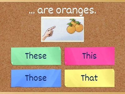 Quiz easy This That These Those