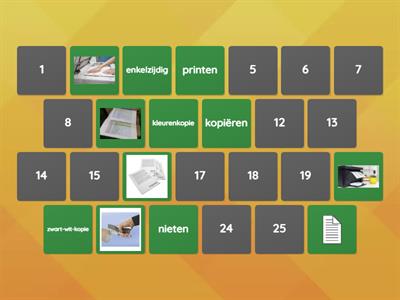 NT2 woordenschat kopiëren - printen