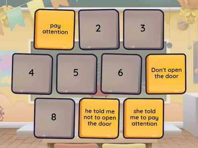 Commands reported speech 