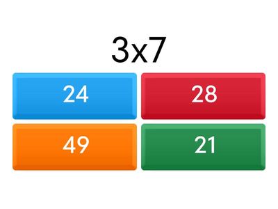 Tablas de multiplicar