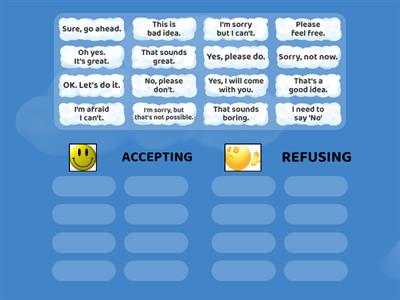 ACCEPTING AND REFUSING