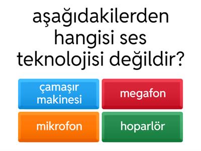 Fen bilimleri ses teknolojileri