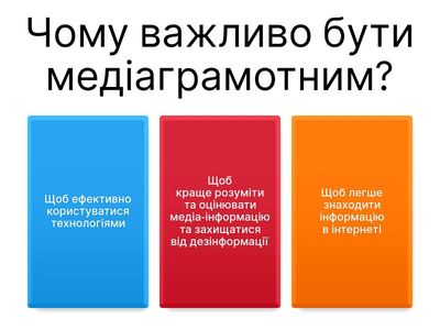 Завдання «Медіаграмотність»