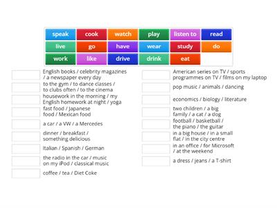 2A Verb Phrases (extended)