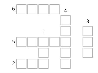 CRUCIGRAMA DE INGLÉS