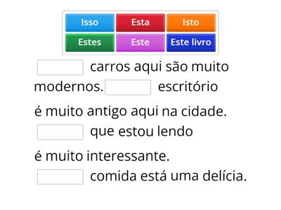 Pronomes Demonstrativos