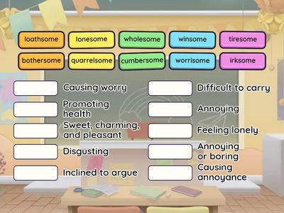 Suffix -some Definitions