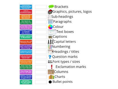  L2  Presentational / organisational / layout features 