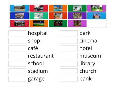 NEA 3 Unit 4 - In town (places)