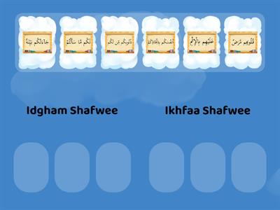 Ikhfaa and Idghaam Shafawi