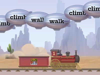 Balloon pop action verbs