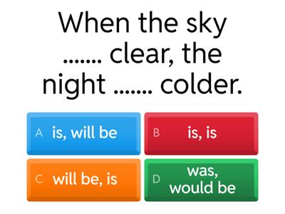 Zero, First, Second, & Third Conditionals