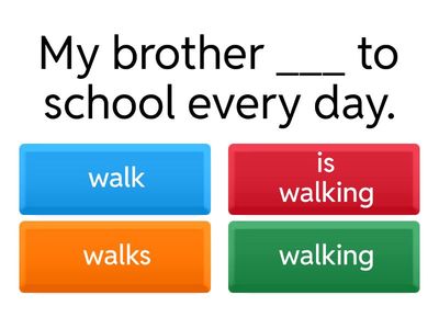 10a9-Present Simple vs. Present Continuous 1