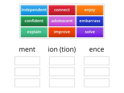 noun suffixes 