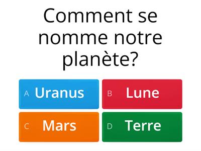 Révision de la Terre à chez toi