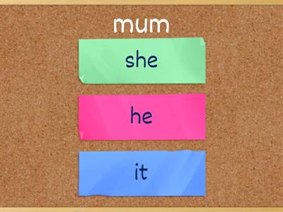 Местоимения 3 класс