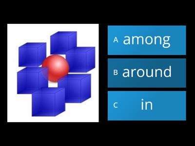 ALL prepositions of place