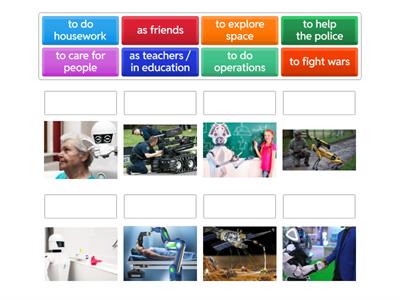 What Robots can do...