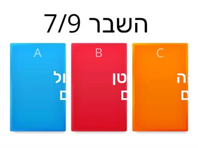 גדול/ קטן/ שווה ל-1