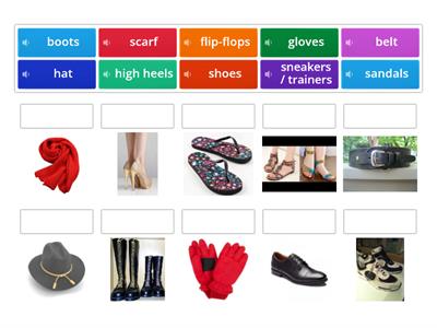 Footwear and accessories