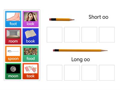 Oo digraph; short or long sound?