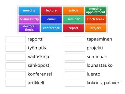 Töissä: Etsi parit