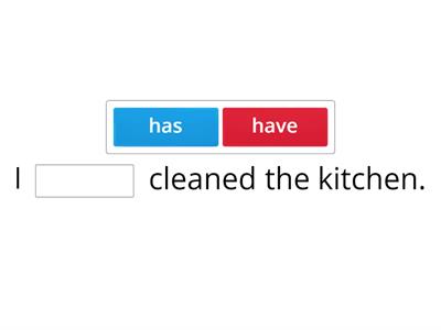 Present perfect - Affirmative and Negative