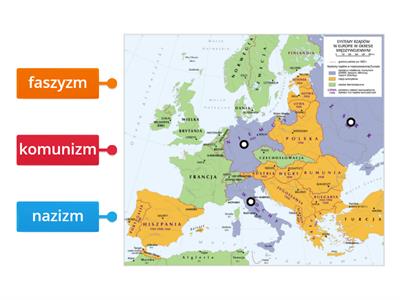 Systemy rządów w międzywojennej Europie - dyktatury totalitarne.