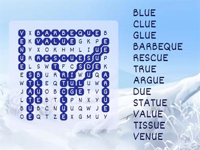 UE wordsearch