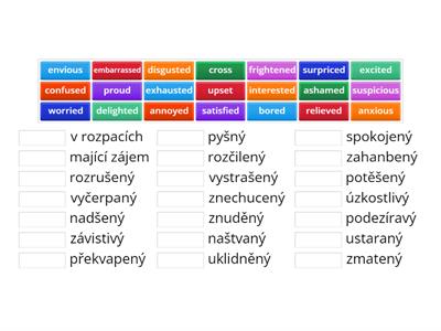 1A Feeling vocabulary