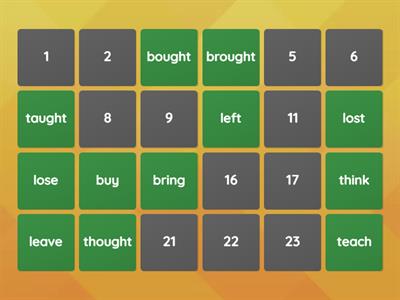 Irregular verbs