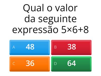  Expressão numérica 