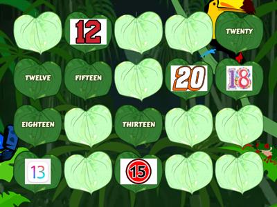 NUMBERS FROM 1 TO 20