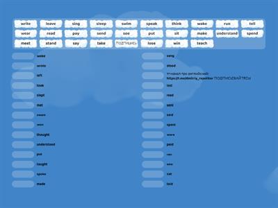 EF Elem ir.verbs 2nd forms_2nd part (L-W letters)