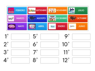 LOS MESES DEL AÑO