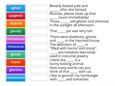12.2 Sentences gh, rh