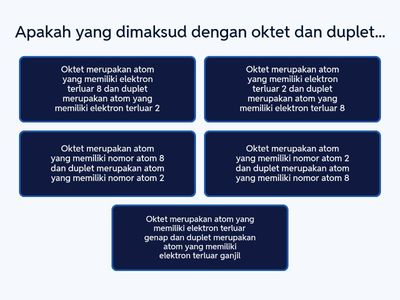 Latihan Ikatan Kimia