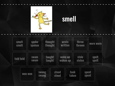 Match Irregular verbs part 4