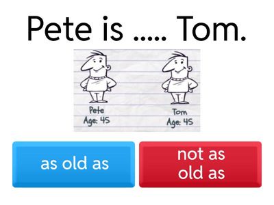 as...as / not as...as 