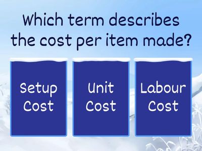 Production and Cost Concepts Quiz