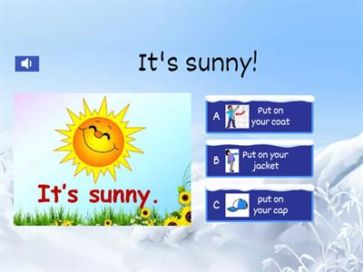 Weather (put on / take off) - with voice 