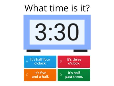 What time is it?