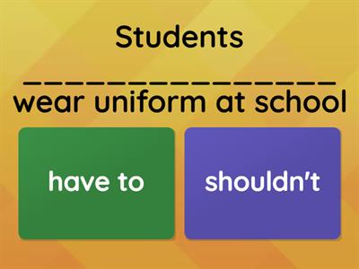 Modals of obligation