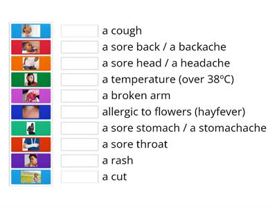 Health problems 2 - Starter/Beginner