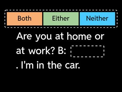 Both, either, neither – quantifier